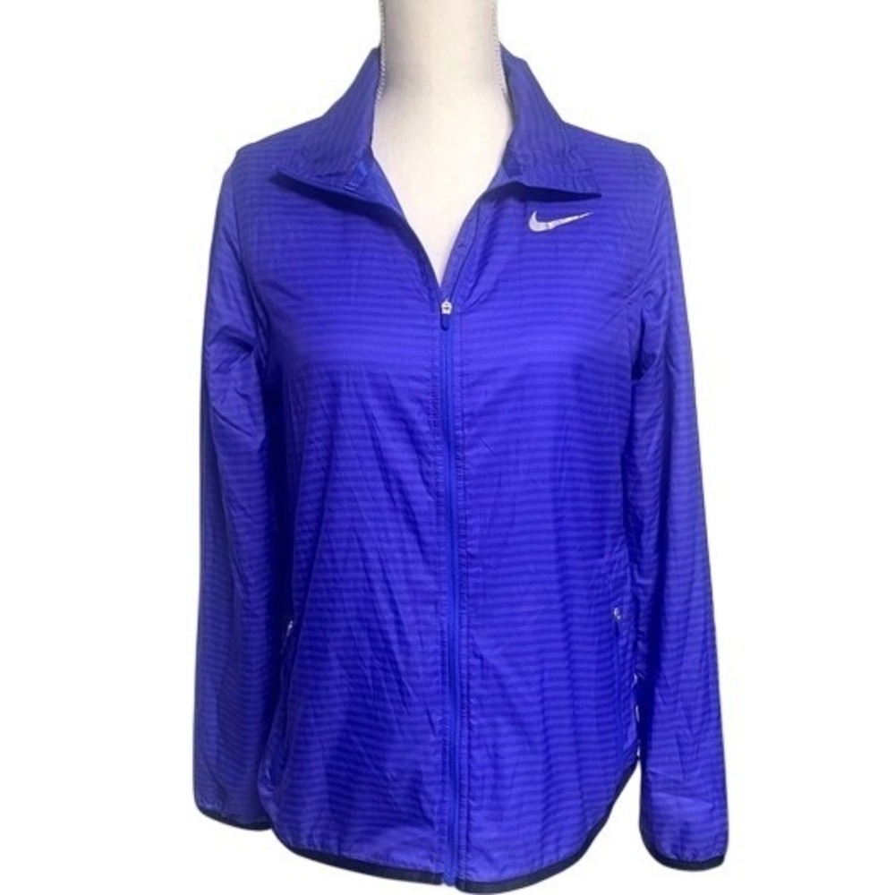 Nike‎ Golf Flight Convertible Wind Resistance Blue Jacket Women's Small
